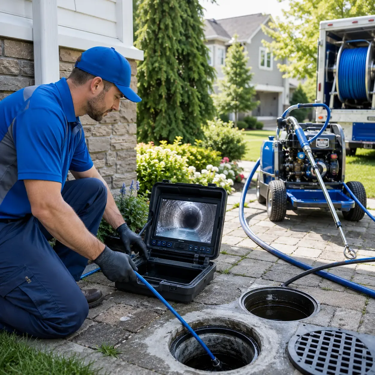 Outdoor drain cleaning professionals serving Country Club Hills, IL